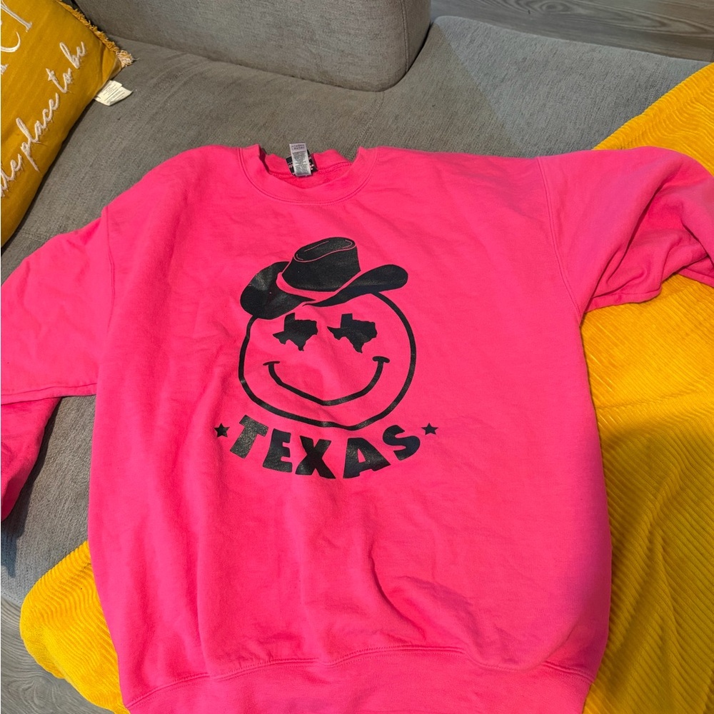 Pink Texas Sweatshirt